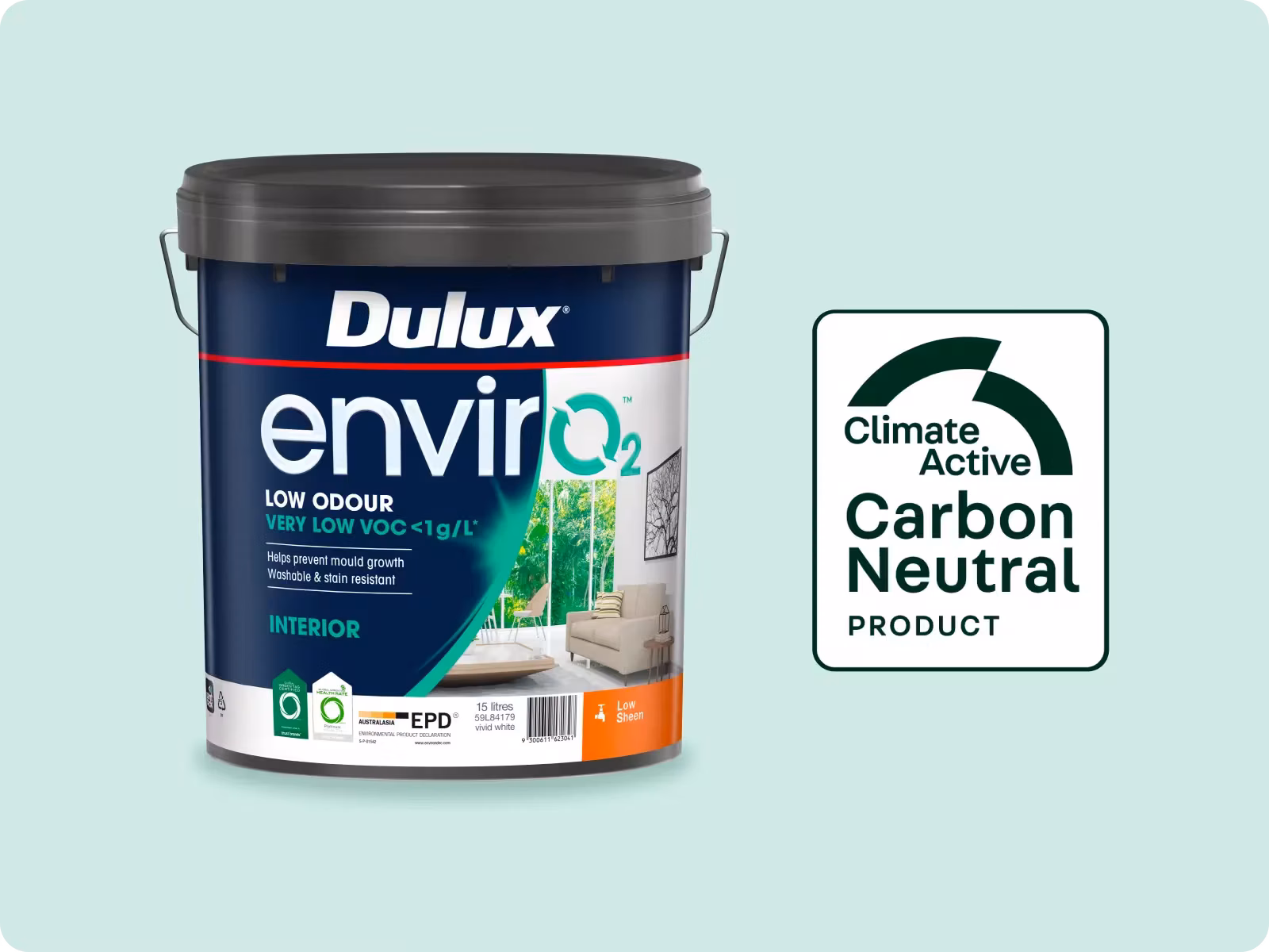 Dulux envirO2 tin